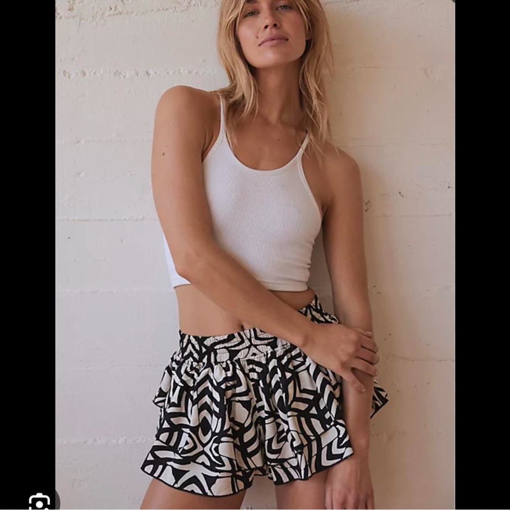 Free People Movement Printed Prima Short size M